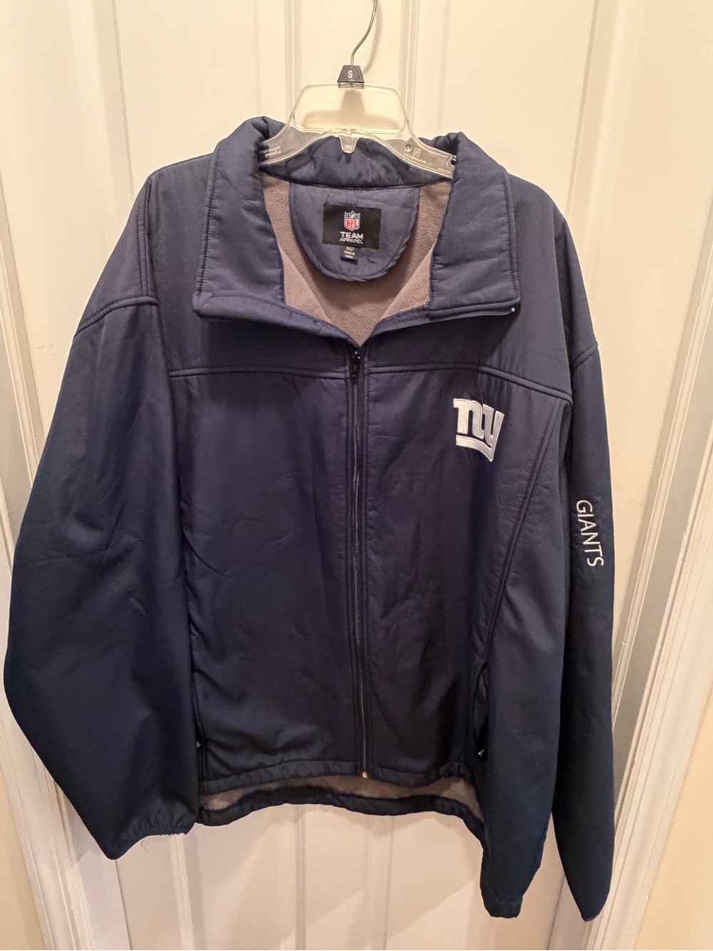 NFL Team Logo Men's Navy Full-Zip Jacket -size 3XL, perfect